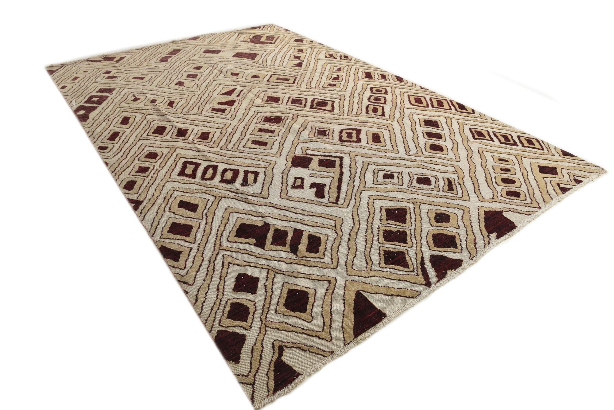 9' 9 x 14' 9 Hand Knotted Darya Wool Rug