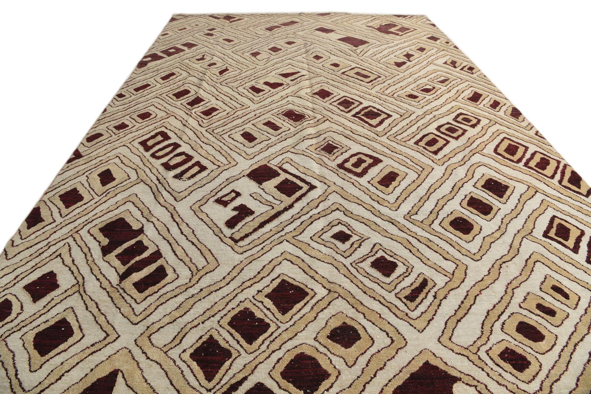 9' 9 x 14' 9 Hand Knotted Darya Wool Rug