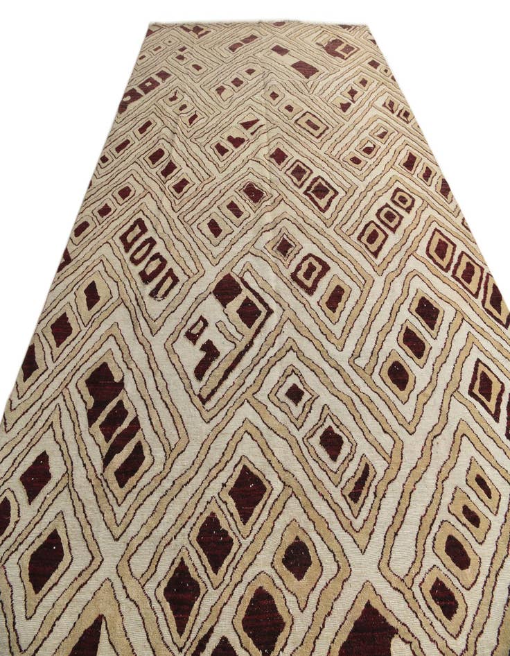 Detail image of 9' 9 x 14' 9  Hand Knotted Darya Wool Rug