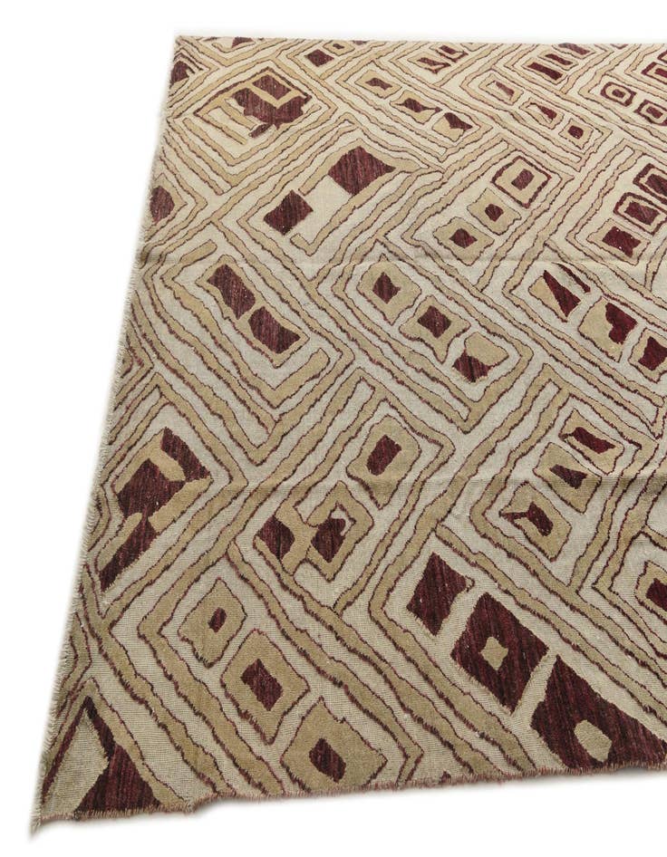 Detail image of 9' 9 x 14' 9  Hand Knotted Darya Wool Rug