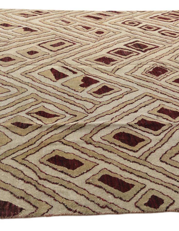 Detail image of 9' 9 x 14' 9  Hand Knotted Darya Wool Rug