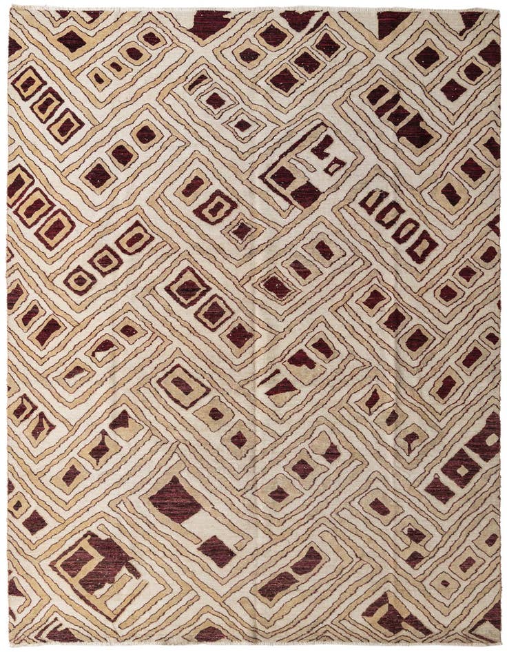 Detail image of 9' 9 x 14' 9 Hand Knotted Darya Wool Rug