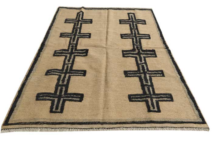 4' 8 x 7' 1 Hand Knotted Darya Wool Rug
