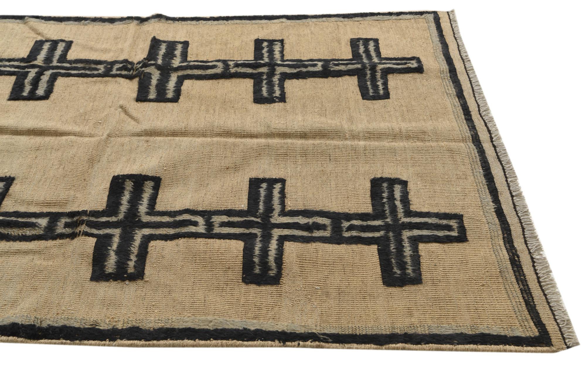 4' 8 x 7' 1 Hand Knotted Darya Wool Rug