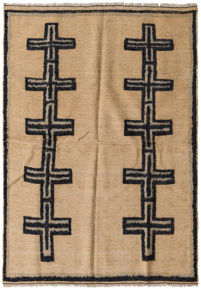 Detail image of 4' 8 x 7' 1 Hand Knotted Darya Wool Rug