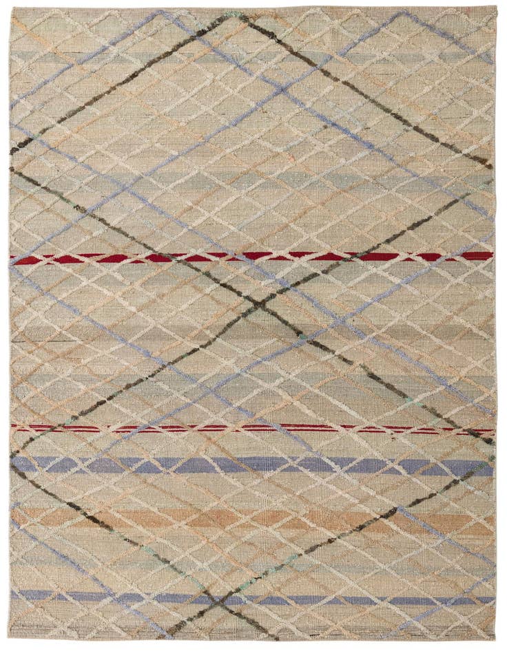 Detail image of 5' 5 x 8' 6 Hand Knotted Darya Wool Rug