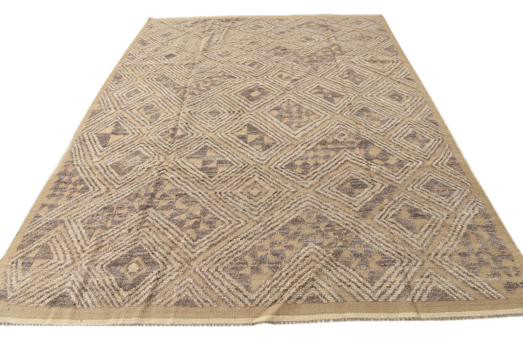 7' 9 x 10' 3 Hand Knotted Darya Wool Rug