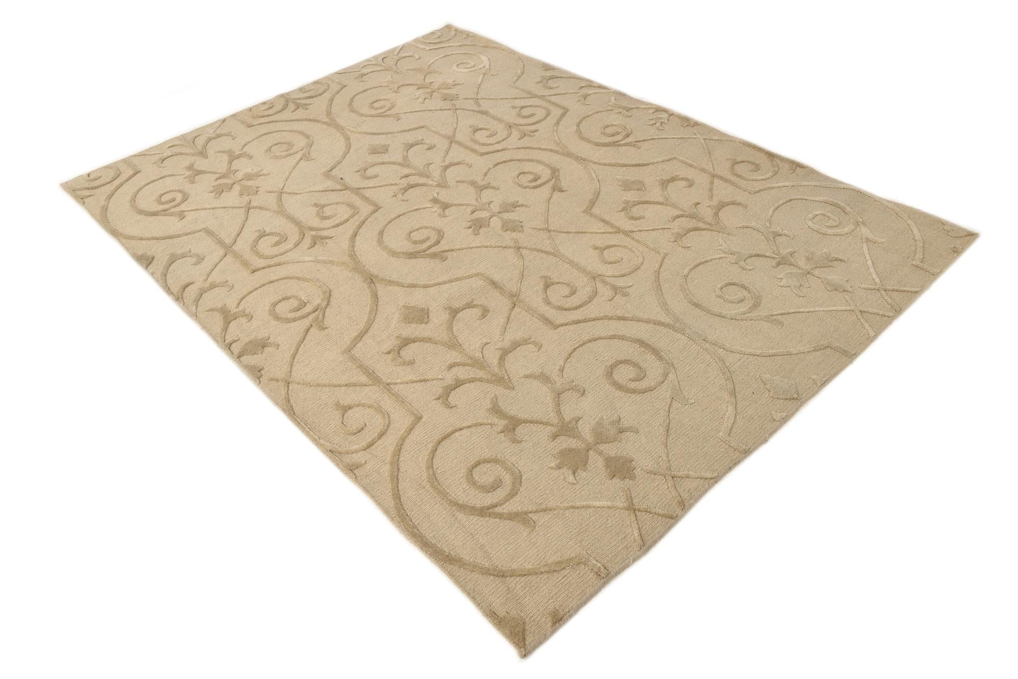 5' 5 x 7' 5 Hand Knotted Darya Wool Rug