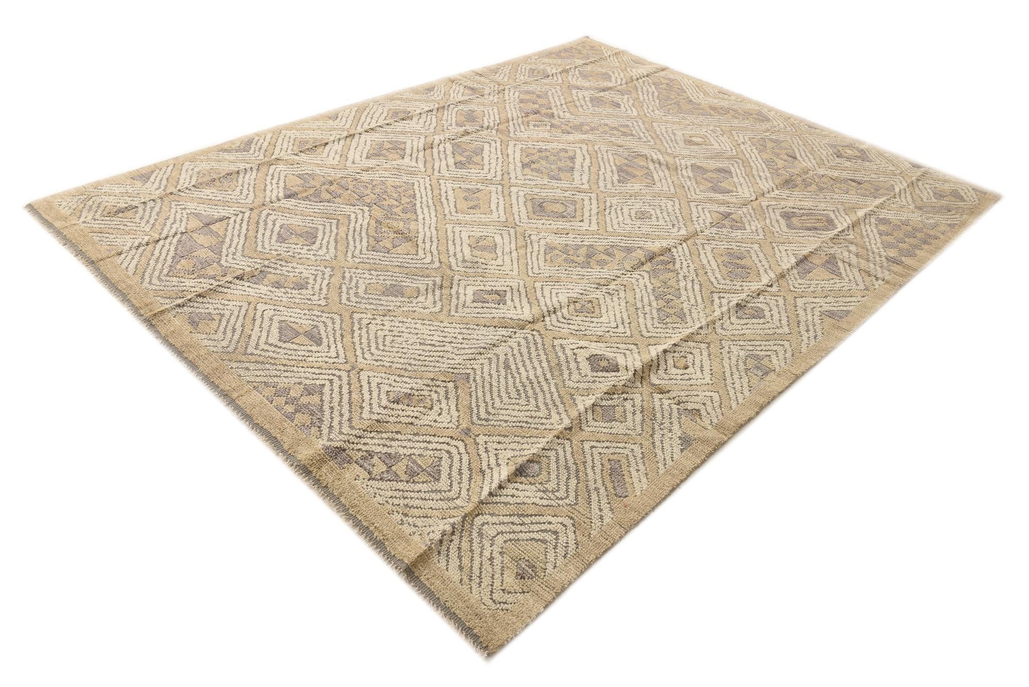 7' 9 x 10' 2 Hand Knotted Darya Wool Rug
