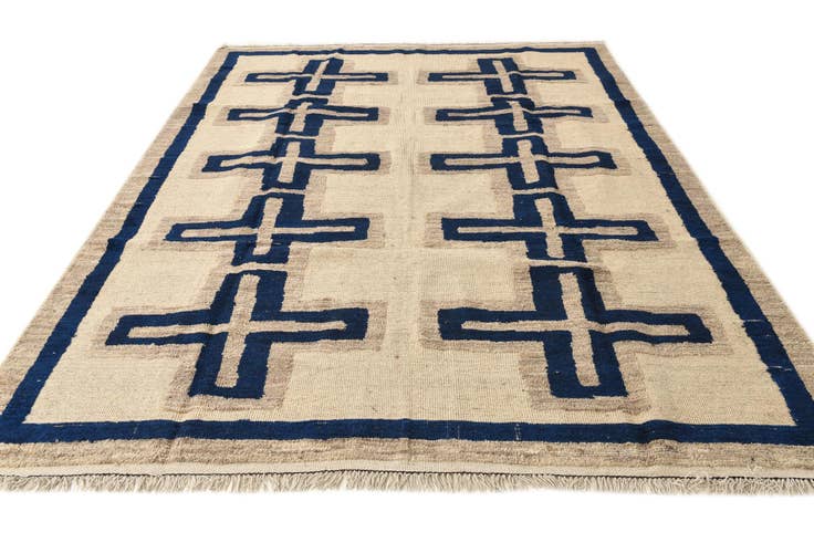 Detail image of 8' x 10' 5 Hand Knotted Darya Wool Rug