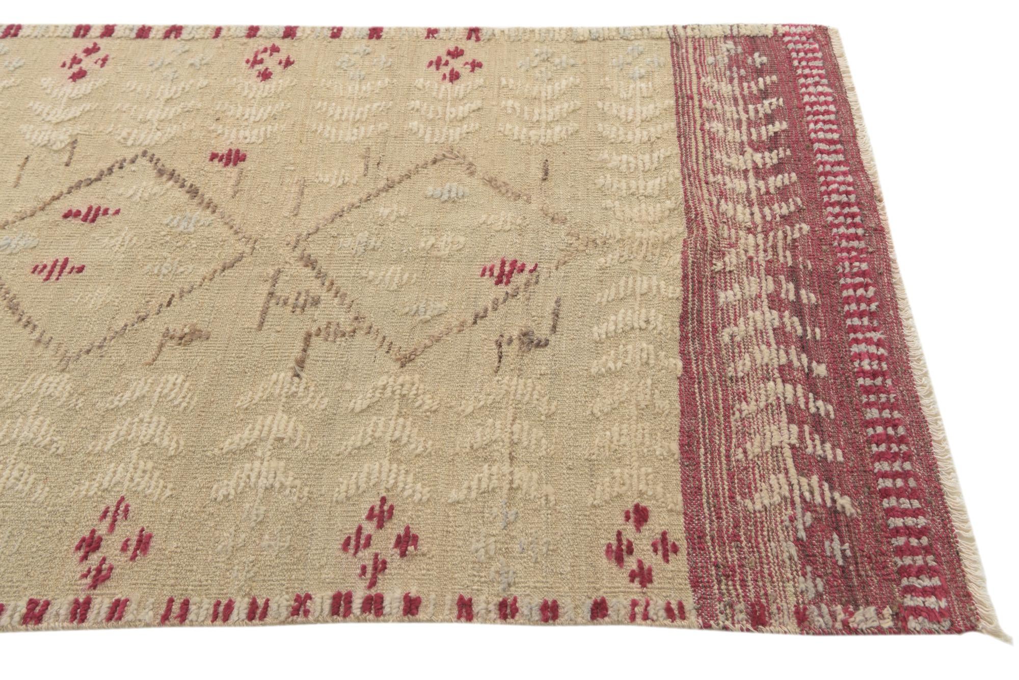 4' 2 x 6' 1 Hand Knotted Darya Wool Rug