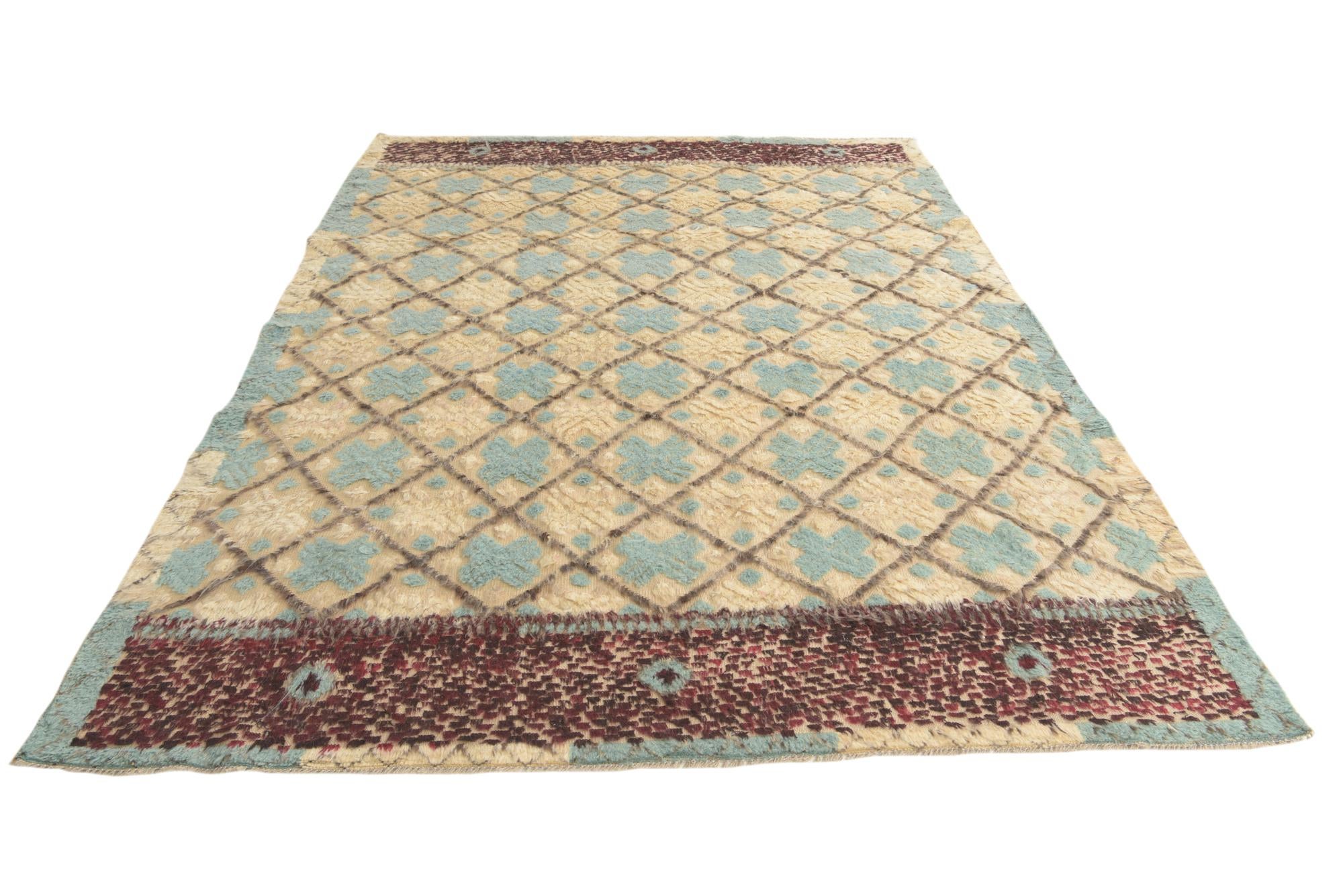 7' 7 x 10' 3 Hand Knotted Darya Wool Rug