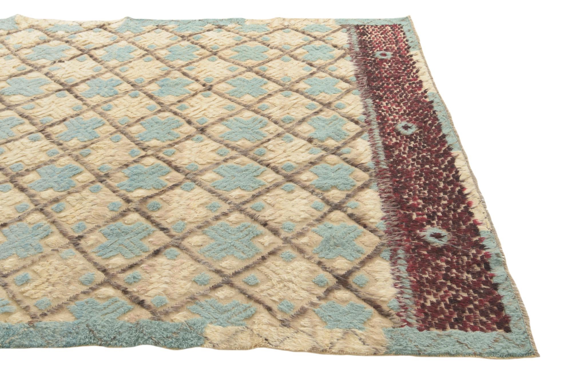 7' 7 x 10' 3 Hand Knotted Darya Wool Rug