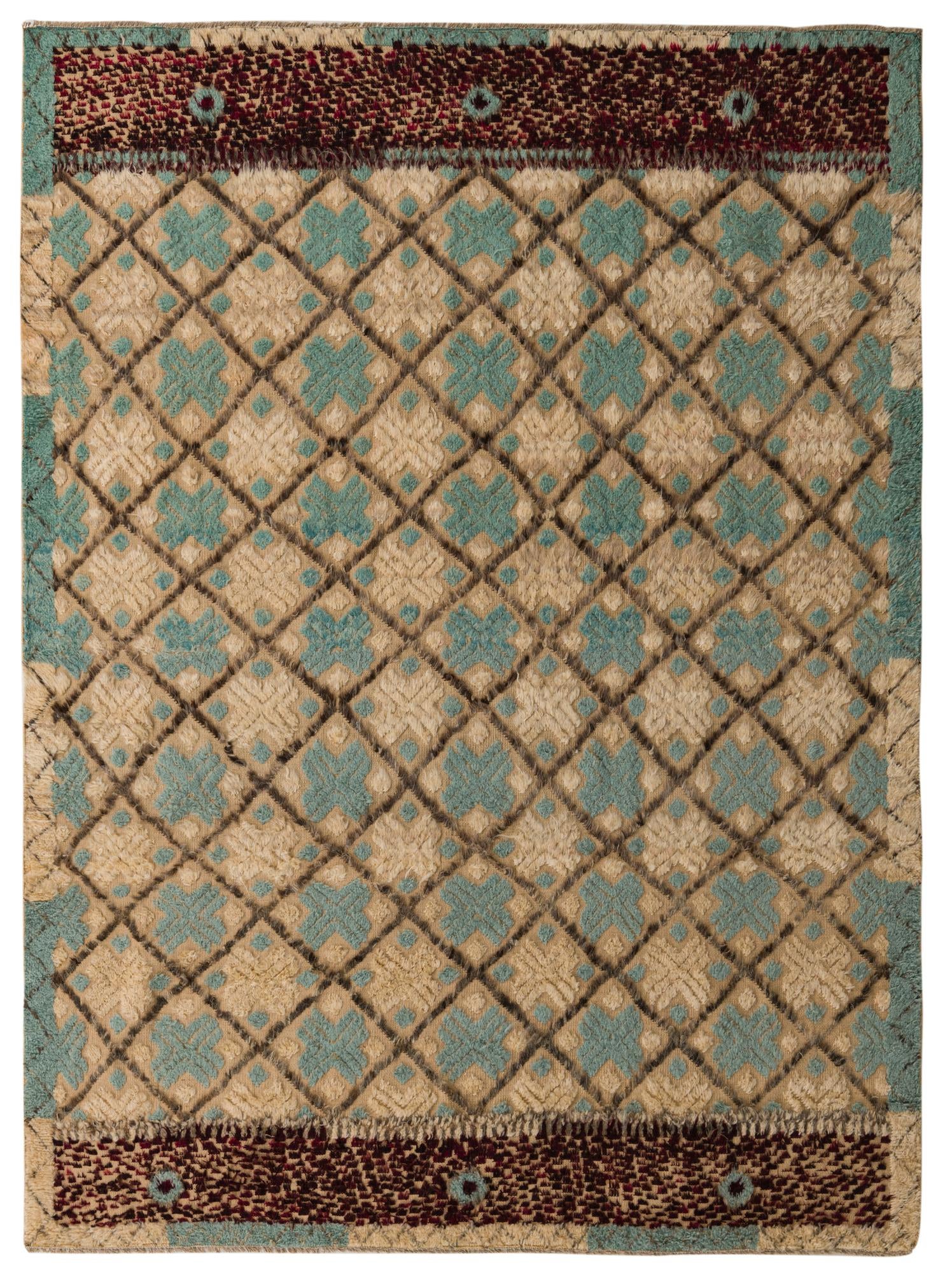 7' 7 x 10' 3 Hand Knotted Darya Wool Rug