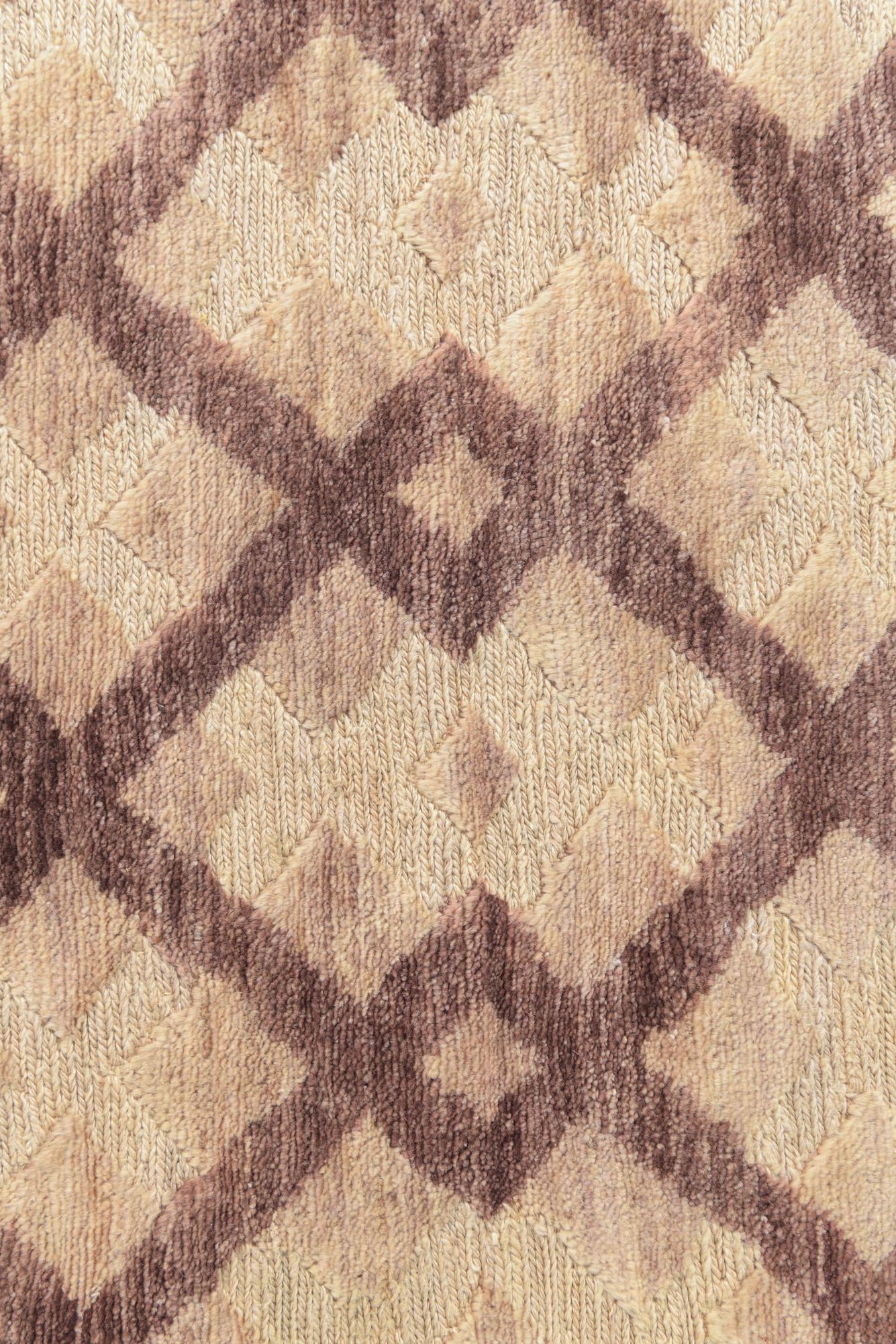 4' 2 x 5' 8 Hand Knotted Darya Wool Rug