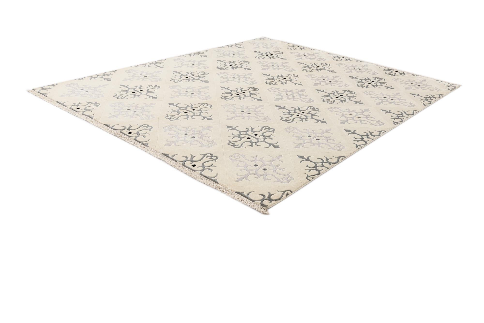 8' x 9' 9 Hand Knotted Darya Wool Rug