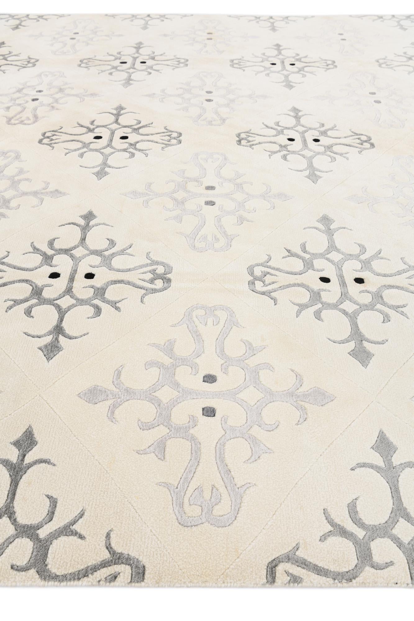 8' x 9' 9 Hand Knotted Darya Wool Rug