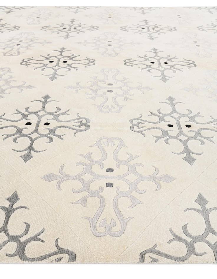 Detail image of 8' x 9' 9  Hand Knotted Darya Wool Rug