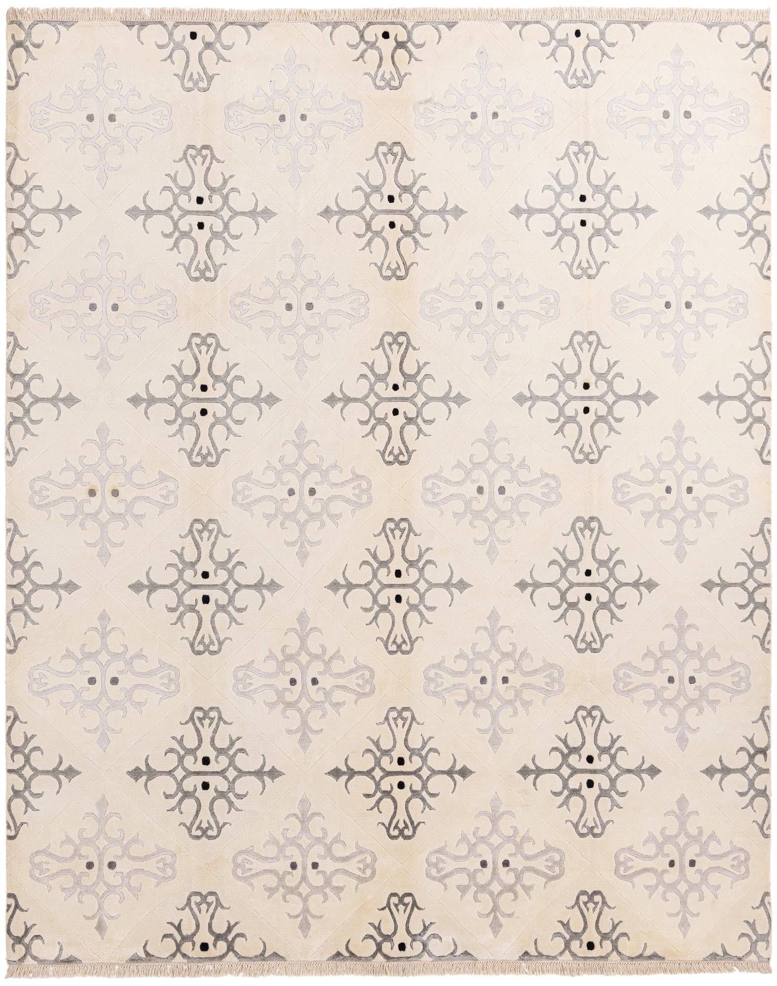 8' x 9' 9 Hand Knotted Darya Wool Rug