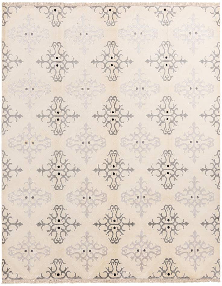 Detail image of 8' x 9' 9 Hand Knotted Darya Wool Rug