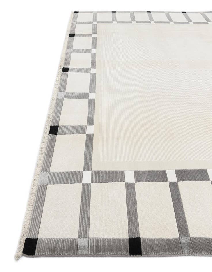 Detail image of 7' 10 x 9' 10  Hand Knotted Darya Wool Rug