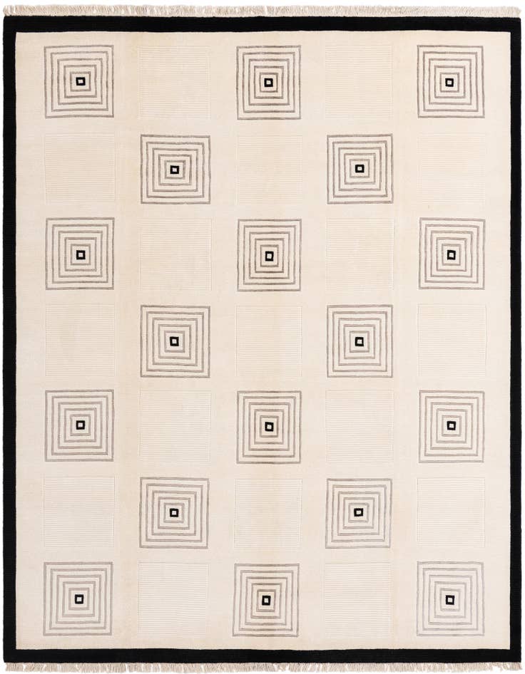 Detail image of 7' 10 x 10' Hand Knotted Darya Wool Rug