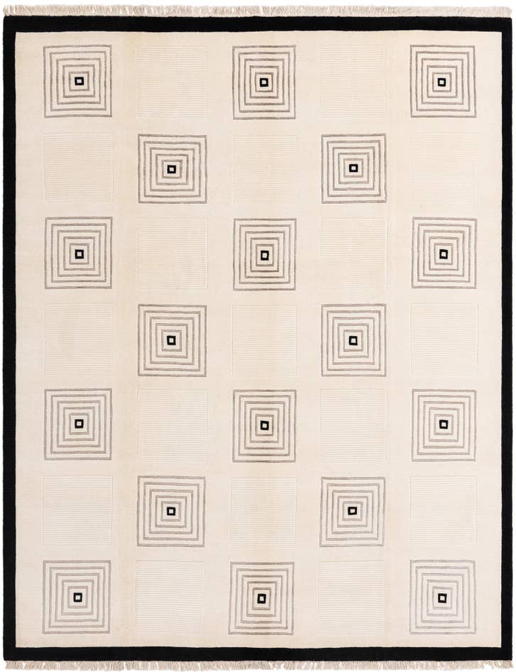 Detail image of 7' 10 x 10' Hand Knotted Darya Wool Rug