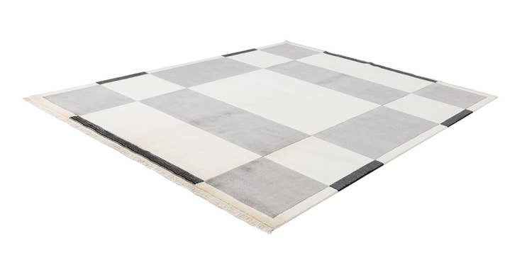 Detail image of 7' 10 x 9' 11 Hand Knotted Darya Wool Rug