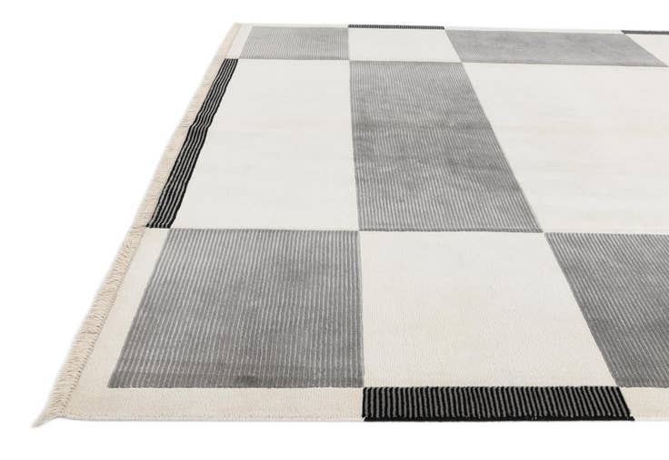 Detail image of 7' 10 x 9' 11 Hand Knotted Darya Wool Rug