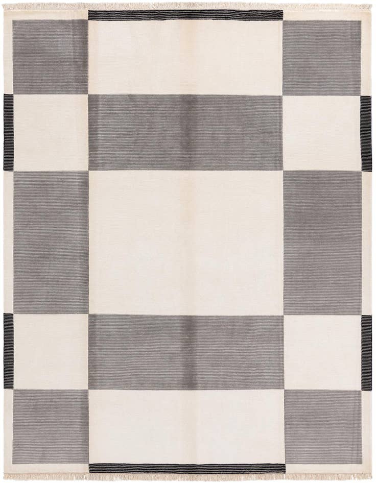 Detail image of 7' 10 x 9' 11 Hand Knotted Darya Wool Rug