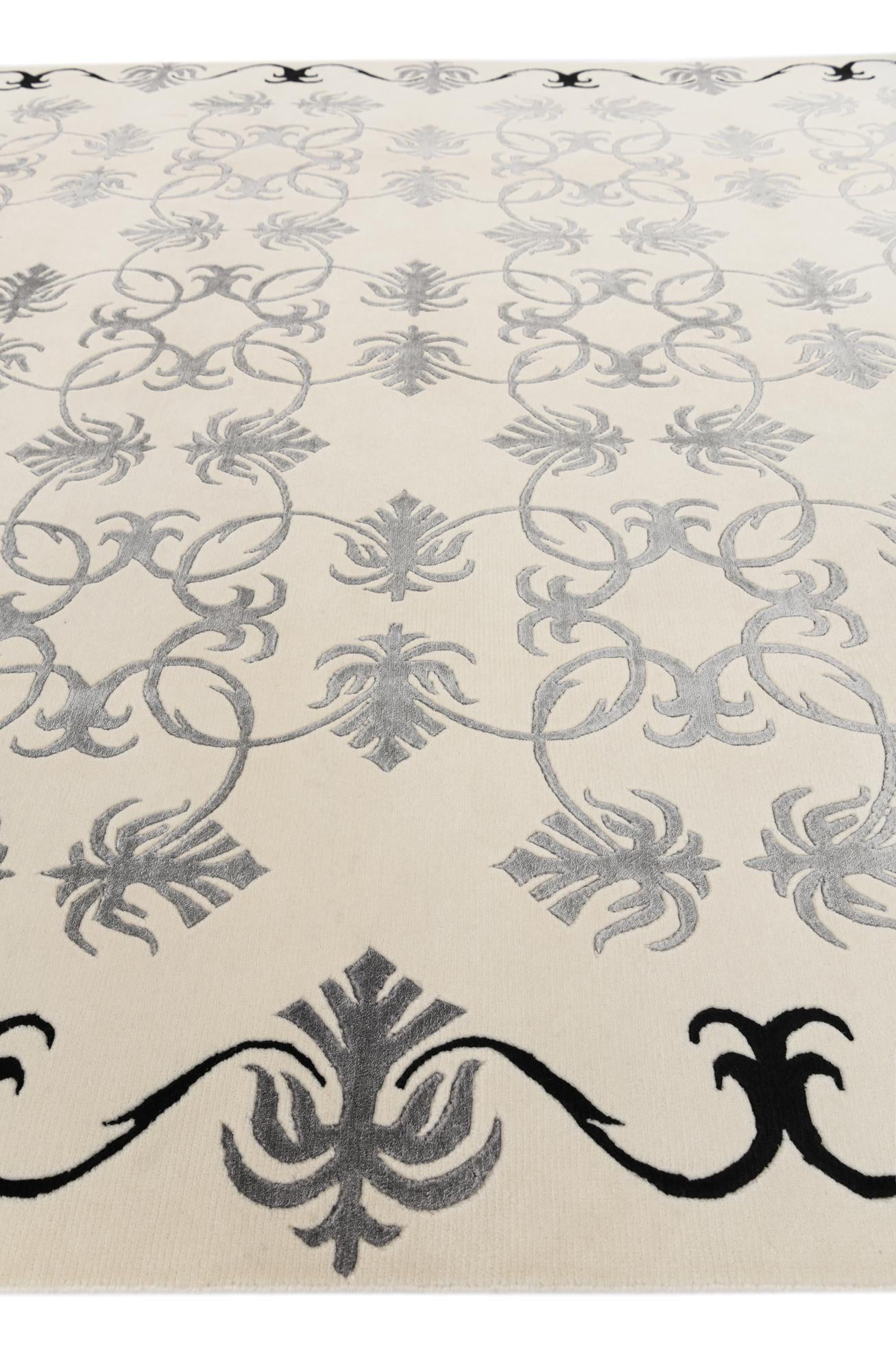 7' 10 x 9' 10 Hand Knotted Darya Wool Rug