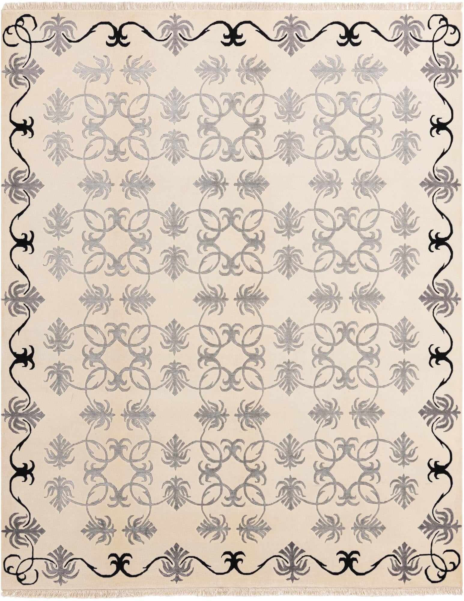 7' 10 x 9' 10 Hand Knotted Darya Wool Rug