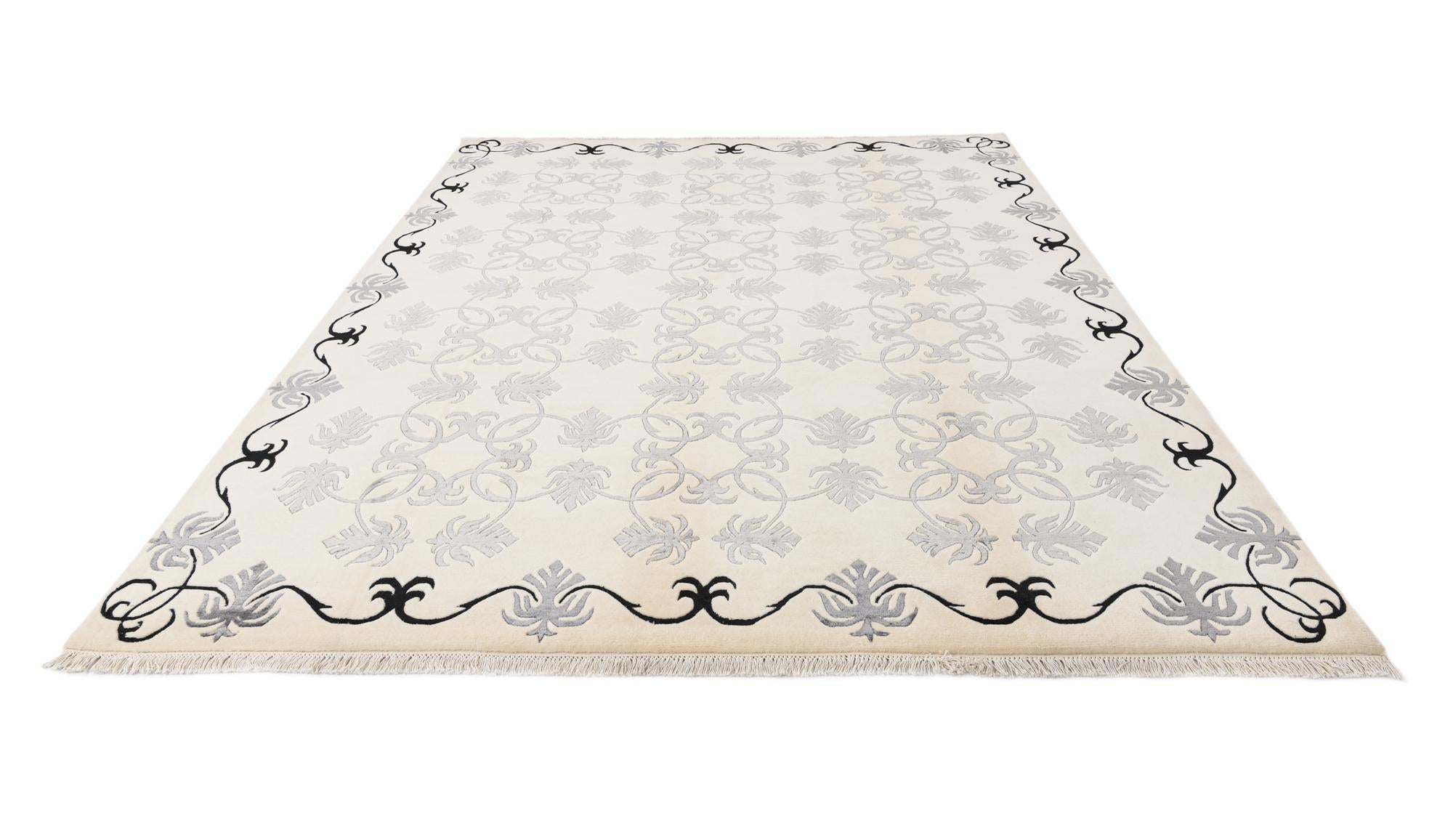 7' 11 x 10' Hand Knotted Darya Wool Rug