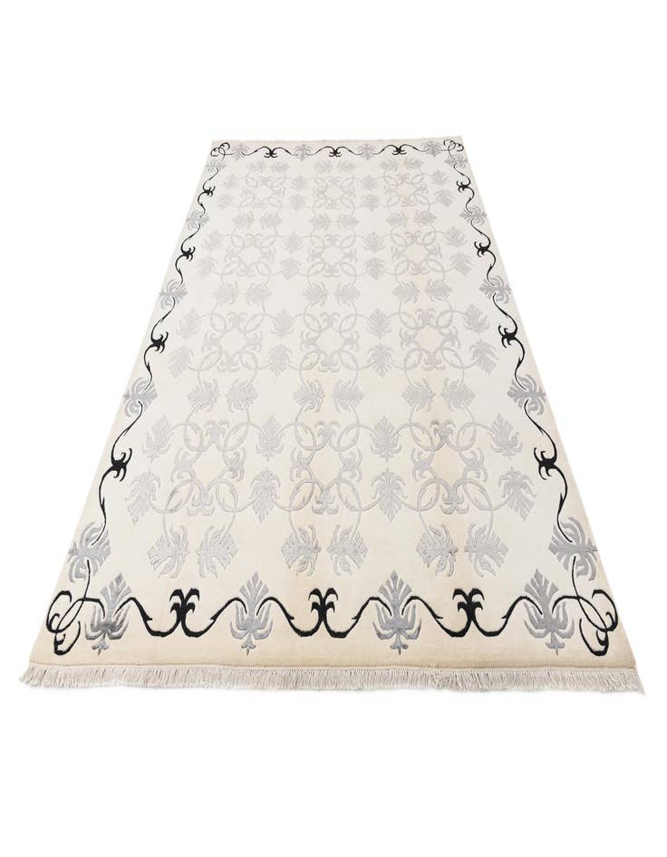 Detail image of 7' 11 x 10'  Hand Knotted Darya Wool Rug