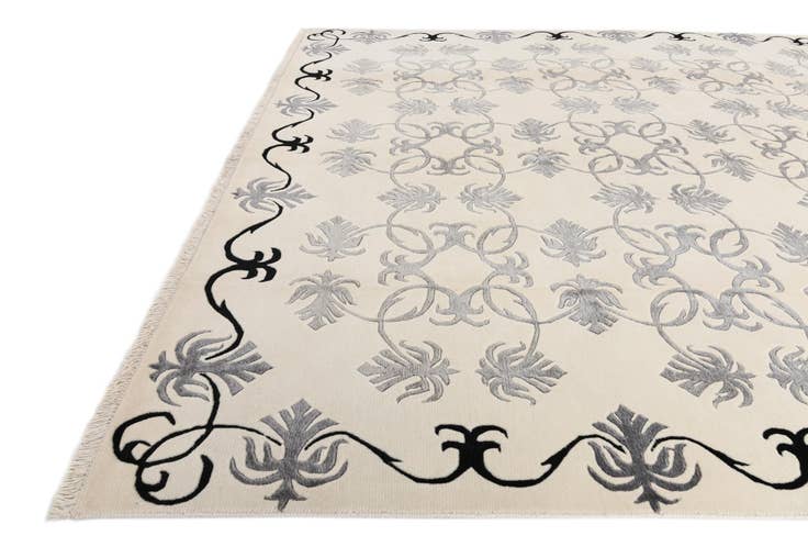 Detail image of 7' 11 x 10' Hand Knotted Darya Wool Rug