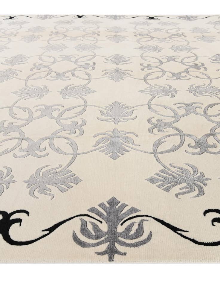 Detail image of 7' 11 x 10'  Hand Knotted Darya Wool Rug