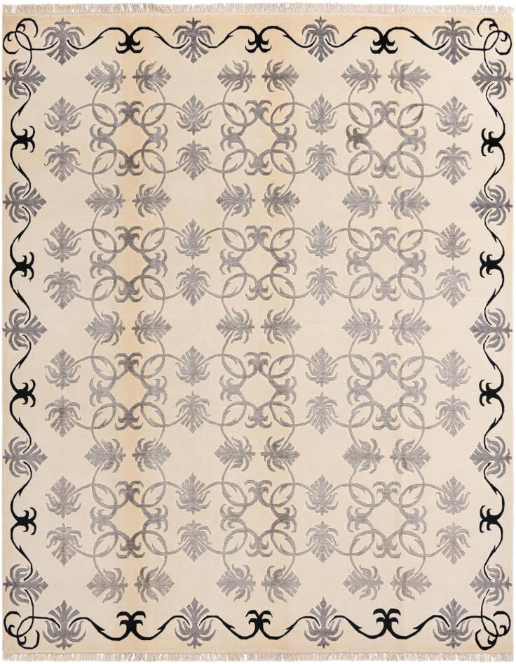 Detail image of 7' 11 x 10' Hand Knotted Darya Wool Rug
