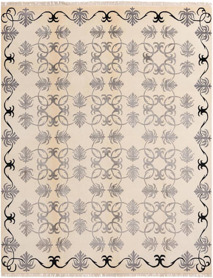 Detail image of 7' 11 x 10' Hand Knotted Darya Wool Rug