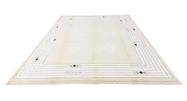 Detail image of 8' x 10' Hand Knotted Darya Wool Rug