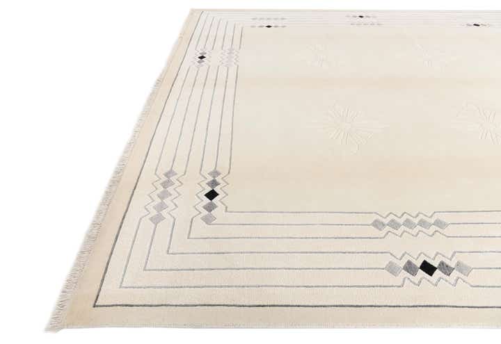 8' x 10' Hand Knotted Darya Wool Rug