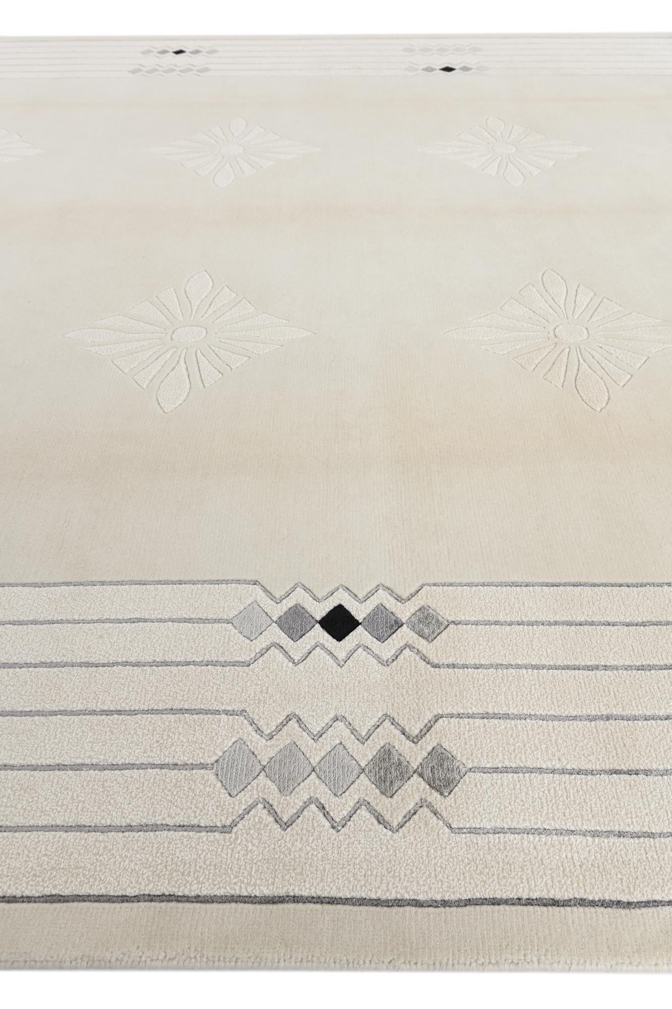 8' x 10' Hand Knotted Darya Wool Rug