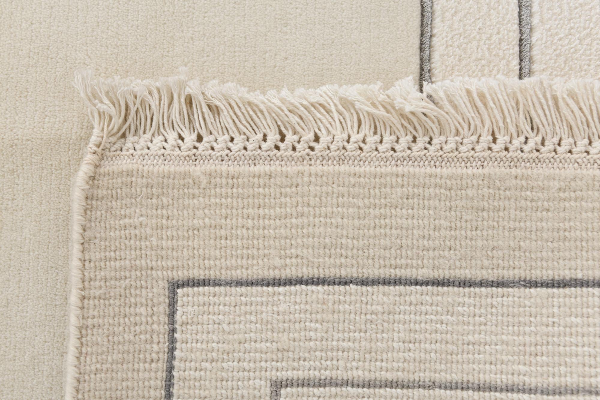 8' x 10' Hand Knotted Darya Wool Rug