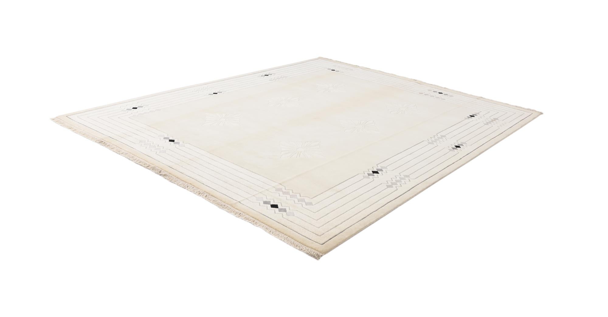 8' x 9' 11 Hand Knotted Darya Wool Rug