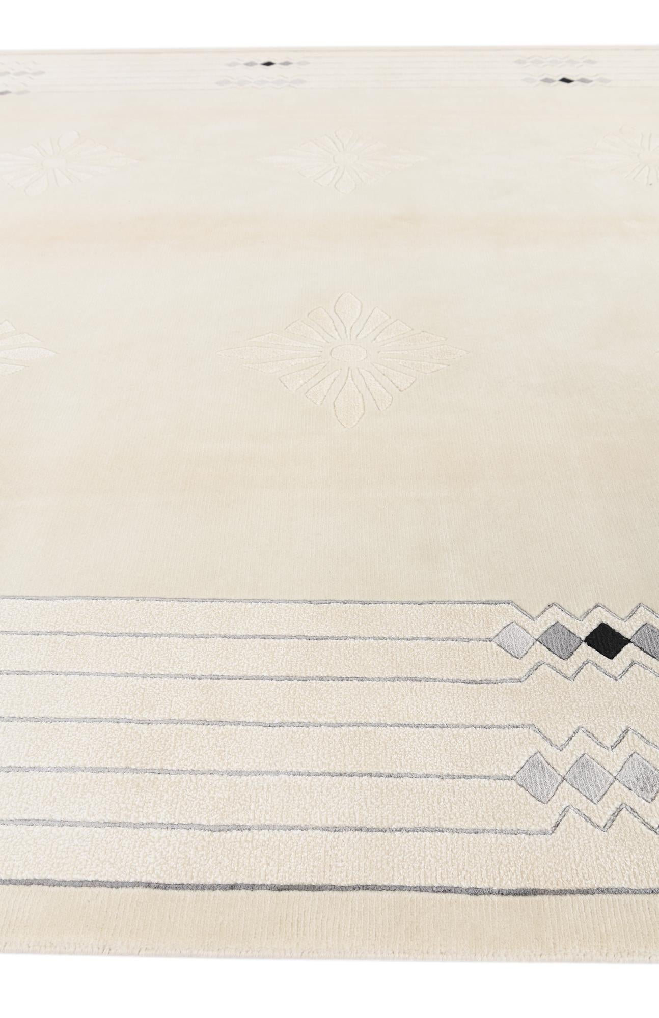 8' x 9' 11 Hand Knotted Darya Wool Rug