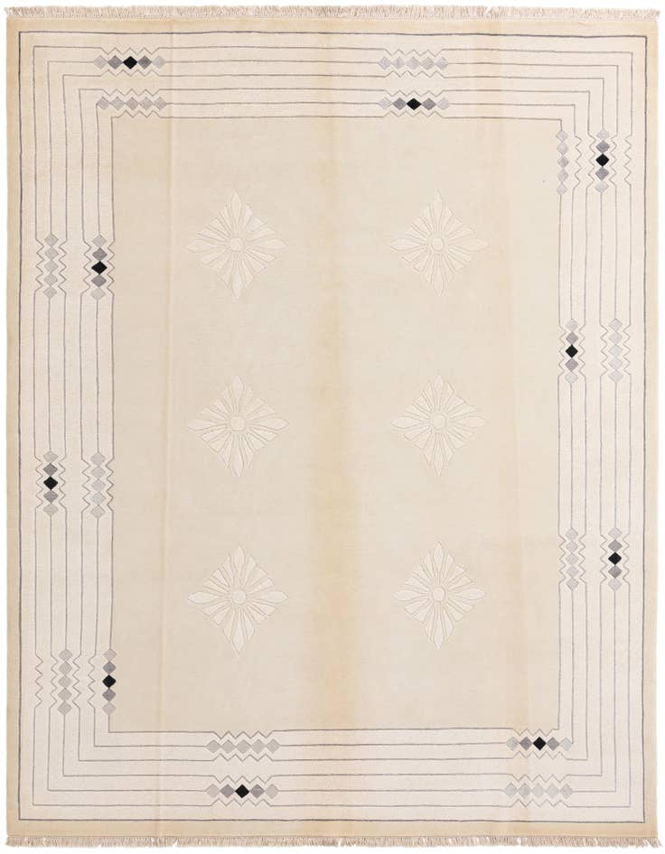 Detail image of 8' x 9' 11 Hand Knotted Darya Wool Rug