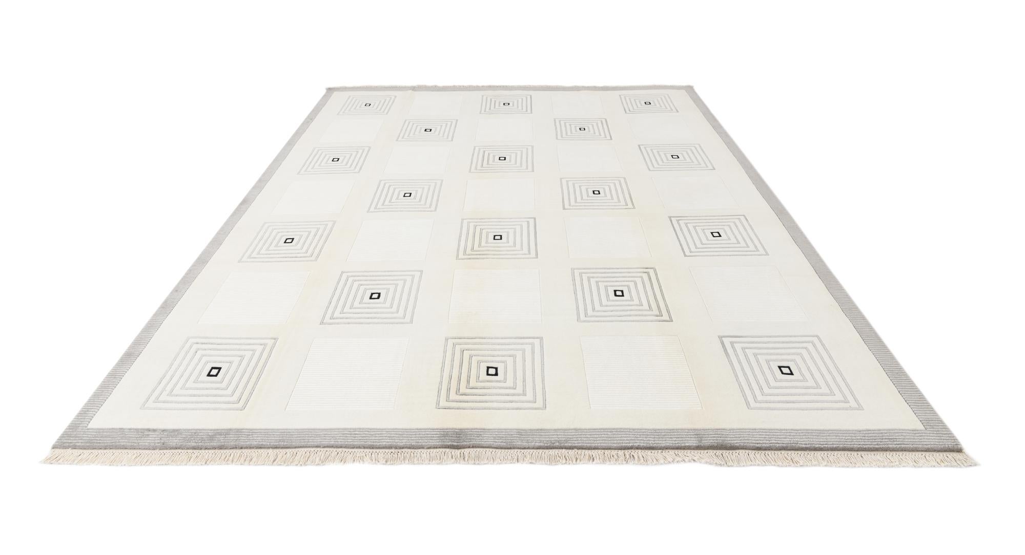 7' 10 x 9' 9 Hand Knotted Darya Wool Rug