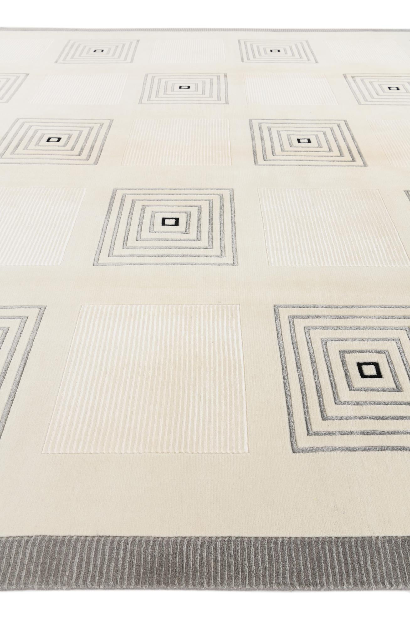 7' 10 x 9' 9 Hand Knotted Darya Wool Rug
