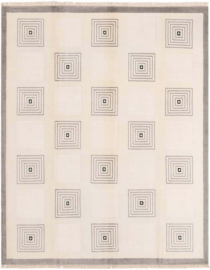 Detail image of 7' 10 x 9' 9 Hand Knotted Darya Wool Rug