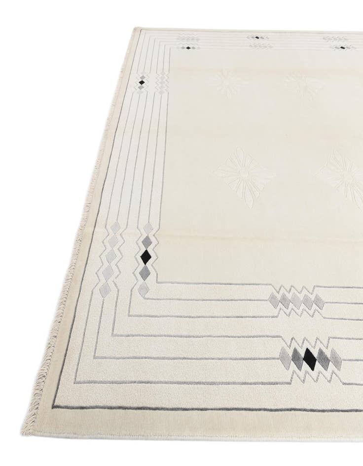 Detail image of 8' x 9' 11  Hand Knotted Darya Wool Rug