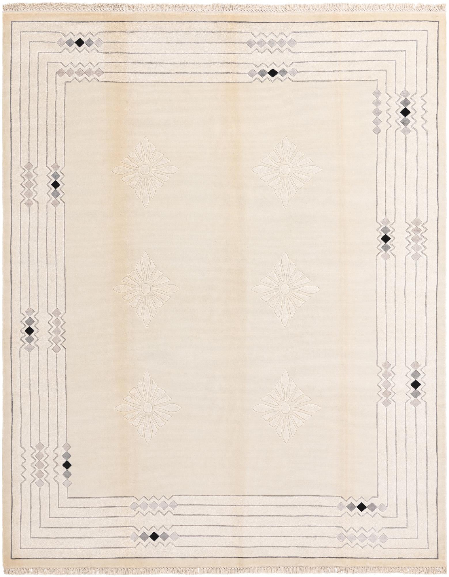 8' x 9' 11 Hand Knotted Darya Wool Rug